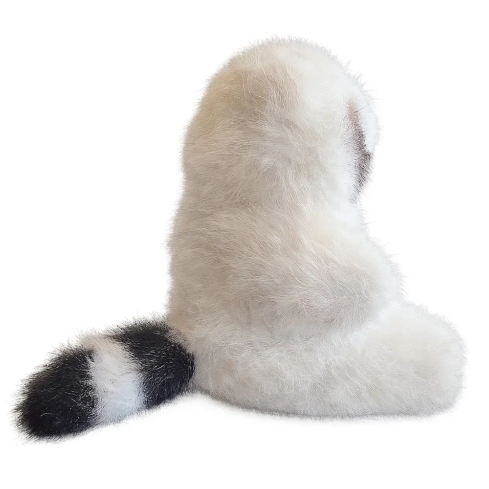 Vintage 1990s PSI Raccoon Plush‎ Stuffed Animal Realistic Fur 10